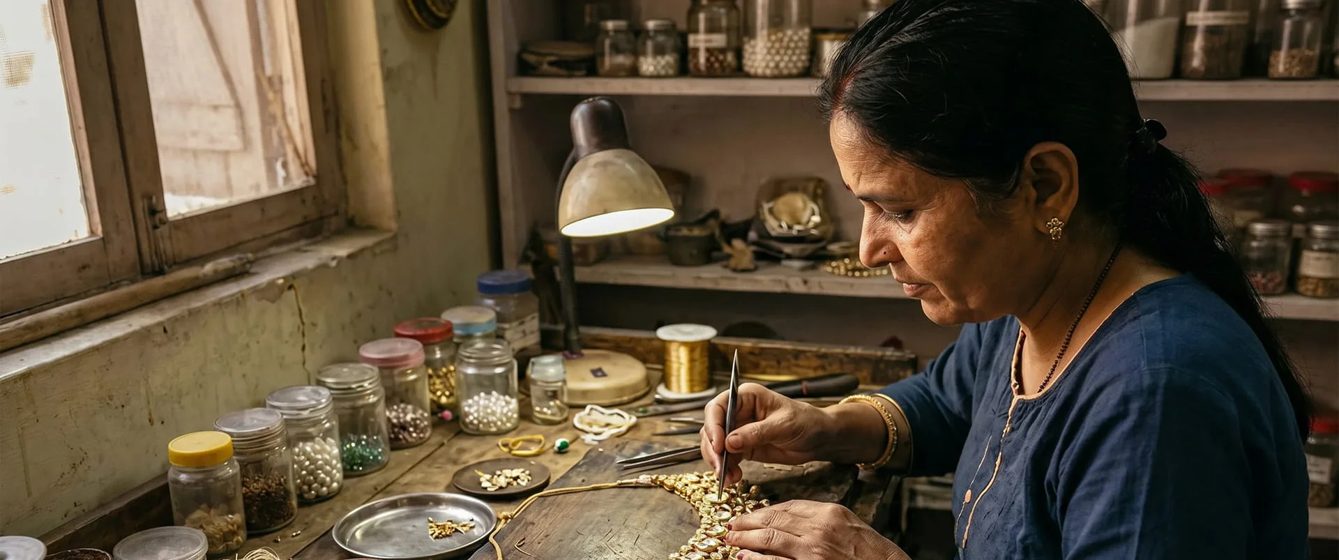The Art of Kundan Setting
